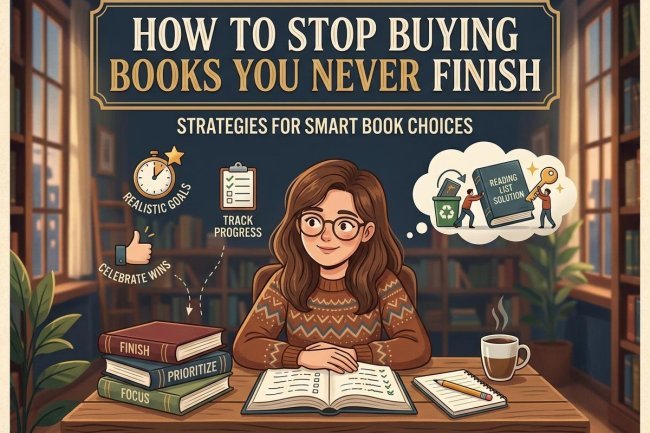 How to Stop Buying Books You Never Finish?