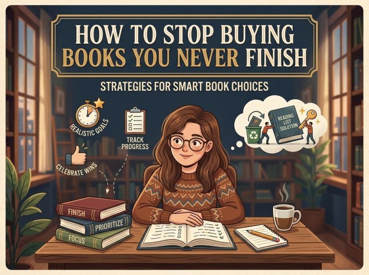 How to Stop Buying Books You Never Finish?