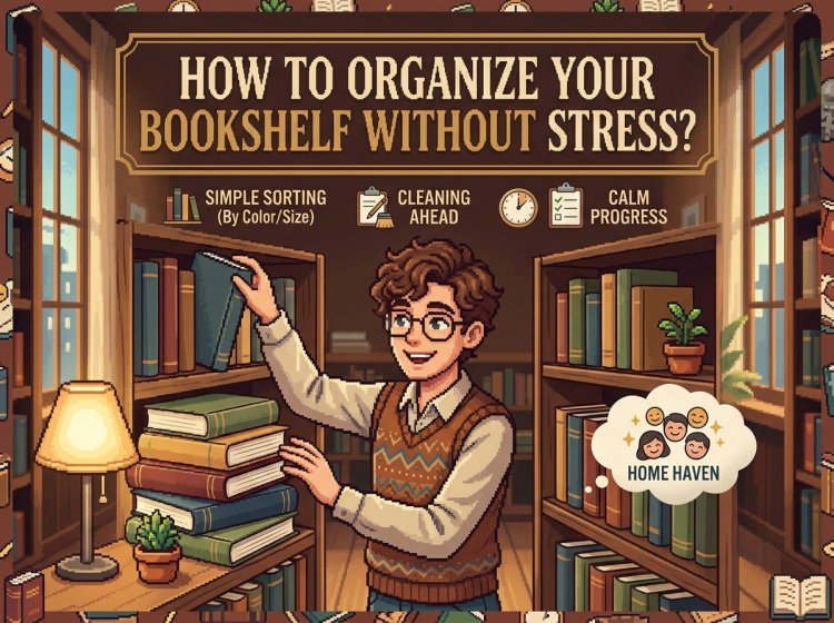 How to Organize Your Bookshelf Without Stress?